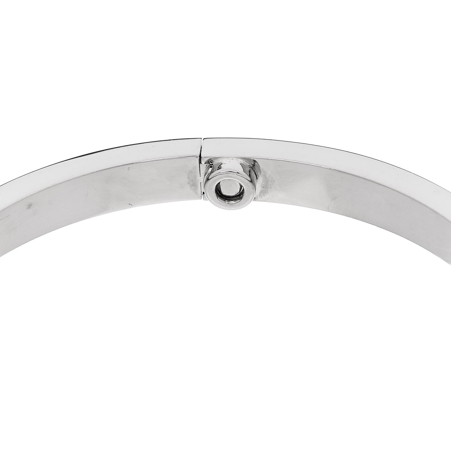 Cartier 18K White Gold Small LOVE Bracelet 15 6 of 7