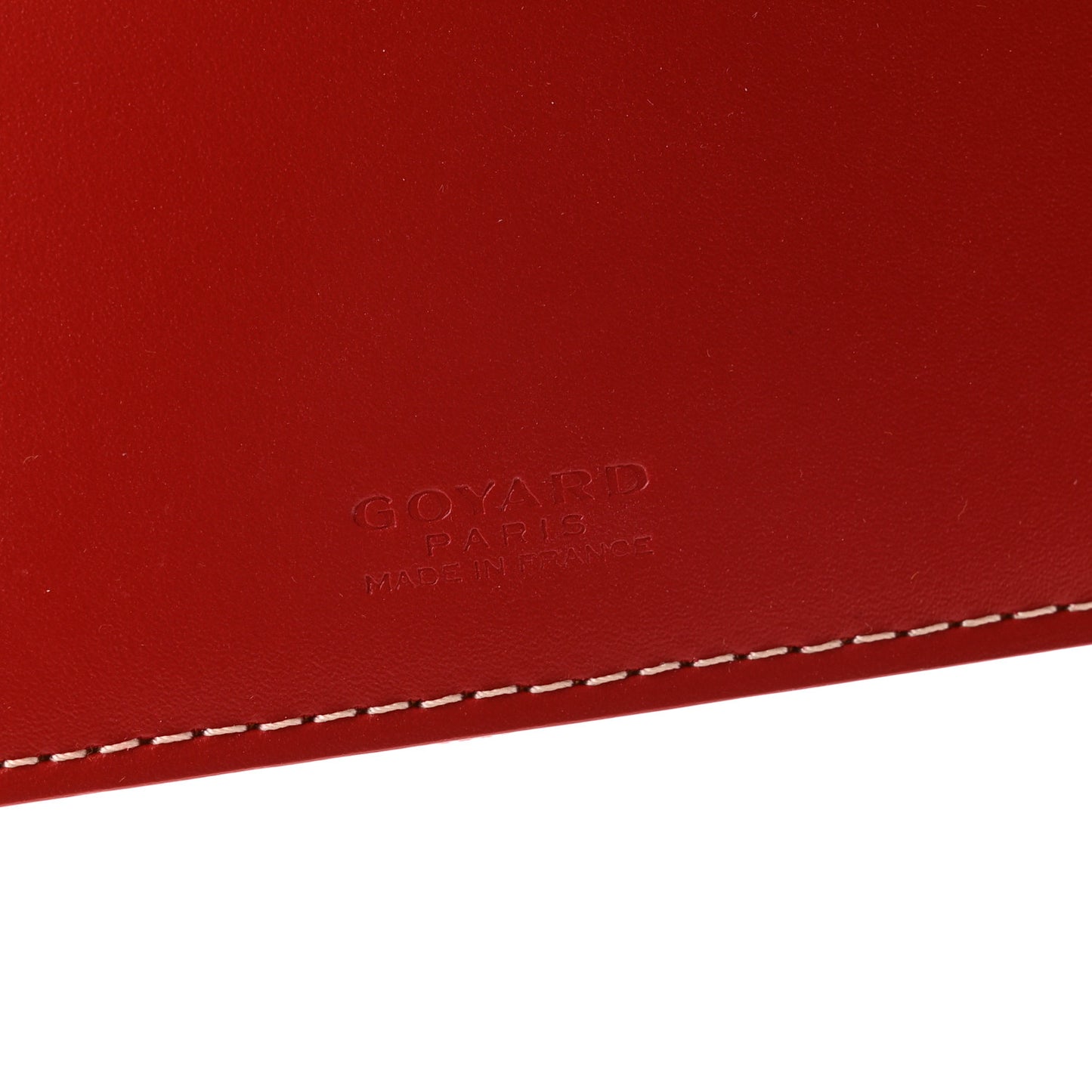 Goyardine Castiglione Document Cover Red