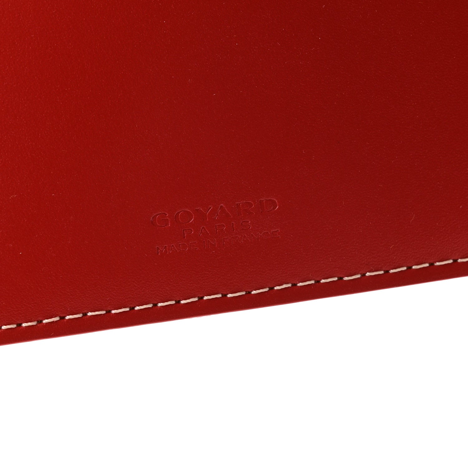 Goyard Goyardine Castiglione Document Cover Red 6 of 6