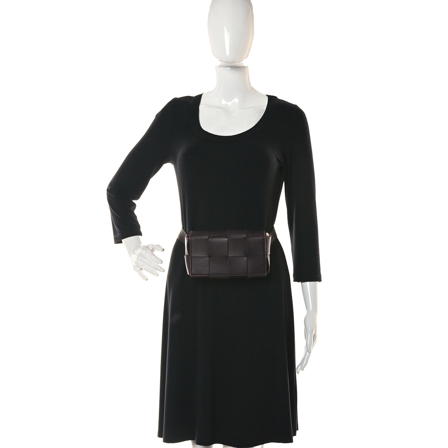 Nappa Maxi Intreccio The Belt Cassette Bag Grape