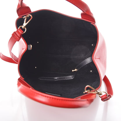 Lanvin Smooth Calfskin Mini Trapeze Red 5 of 8