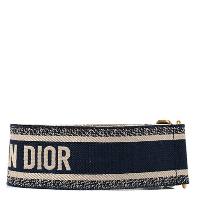 Christian Dior Canvas Embroidered Large Book Belt 75 30 Bleu 2 of 8
