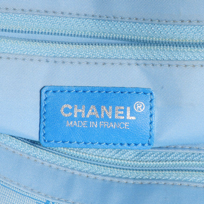 Chanel Nylon Travel Tote Blue 7 of 8