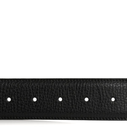 Gucci Dollar Calfskin Interlocking G Belt 85 34 Black 3 of 7