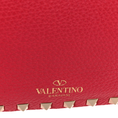 Valentino Garavani Pebbled Calfskin Mini Rockstud Tote  Cyclamin 10 of 10