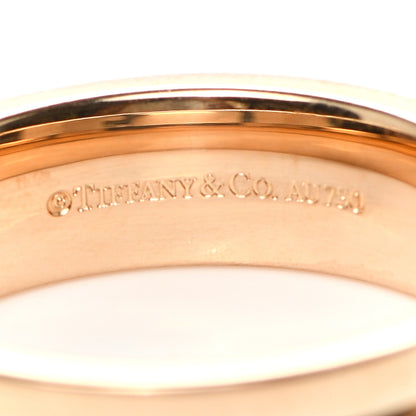 Tiffany 18K Rose Gold T Two Ring 54 6.75 4 of 5