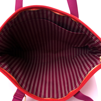 Louis Vuitton Toile Antigua Cabas GM Red 4 of 11