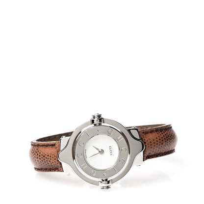 Gucci Stainless Steel Lizard 21mm Twirl Quartz Watch 2 of 6
