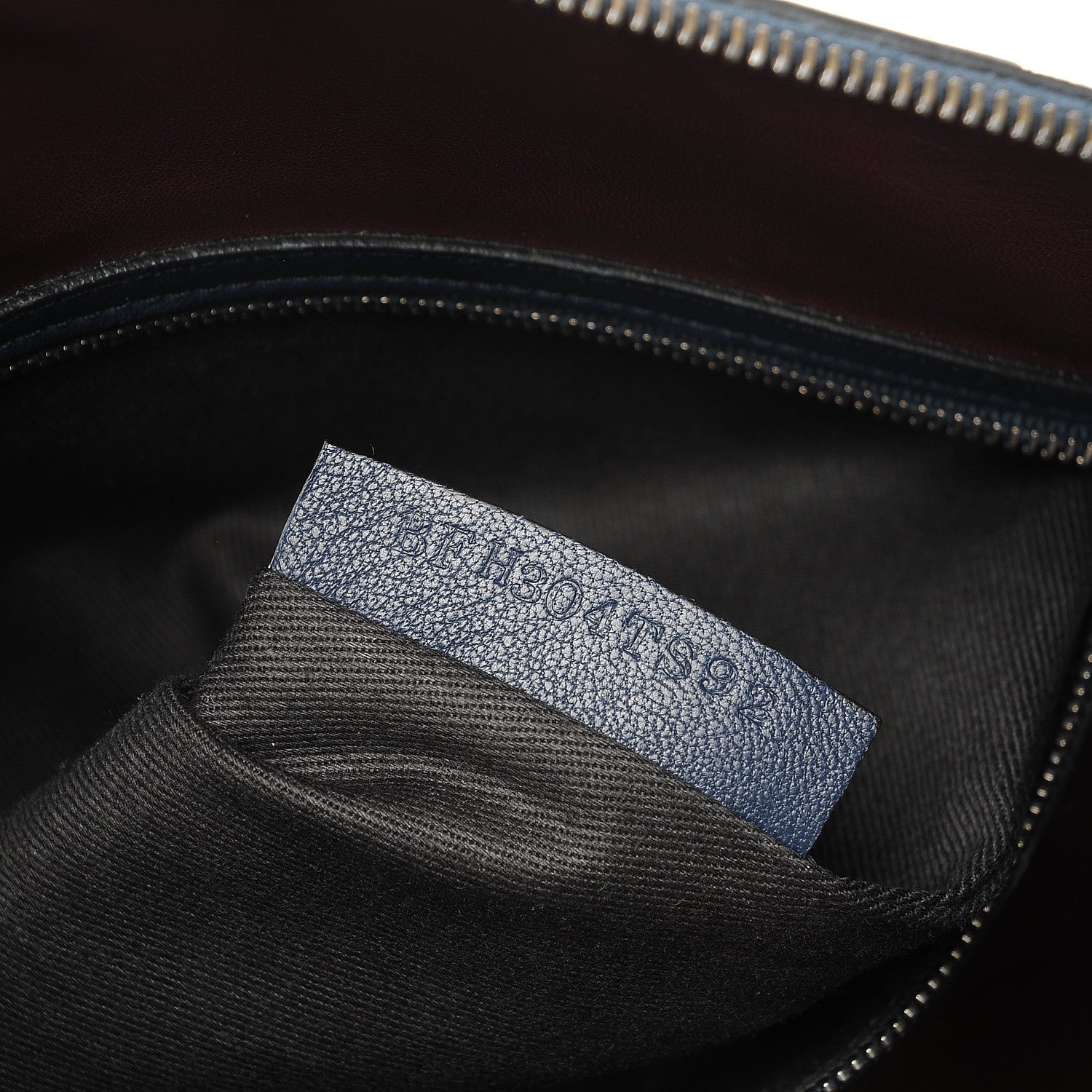 Valentino Garavani Nappa Canvas Camouflage Large Zip Pouch Blue 7 of 7