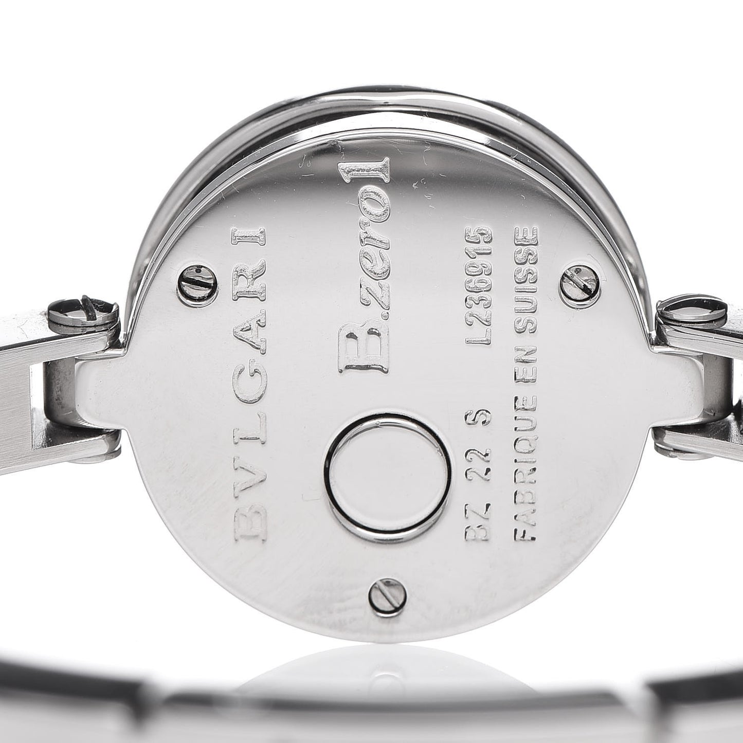 Stainless Steel Diamond Mother of Pearl 22mm B.Zero1 Butterfly Quartz Watch