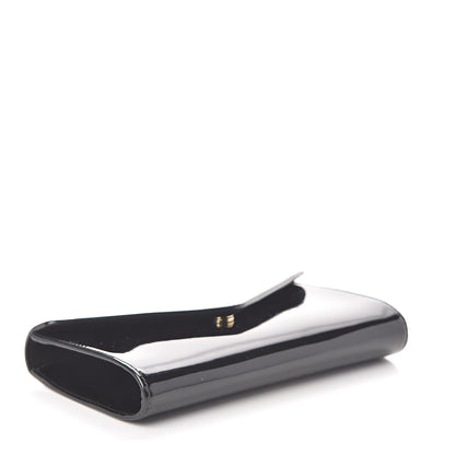 Saint Laurent Patent Y-Mail Clutch Black 4 of 6