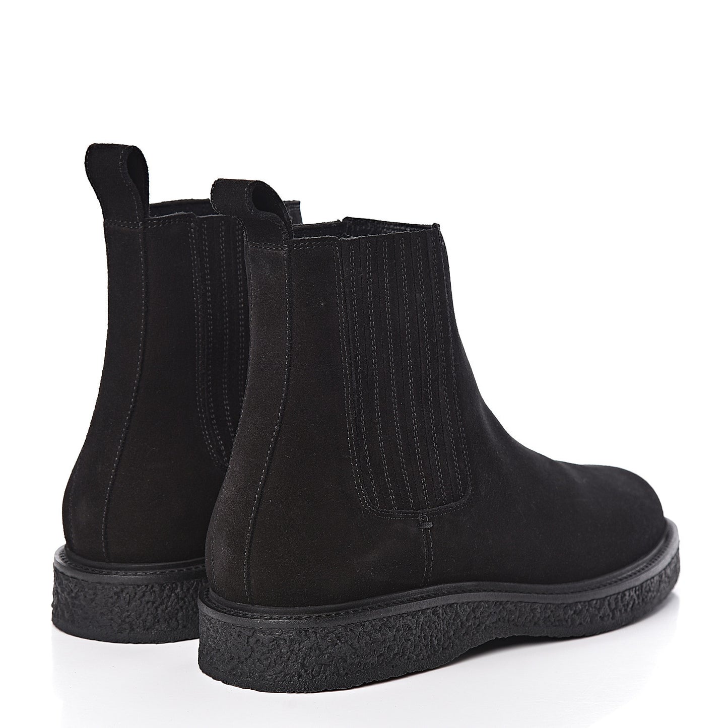 Suede Mens Hugo 25 Chelsea Boots 40 Black
