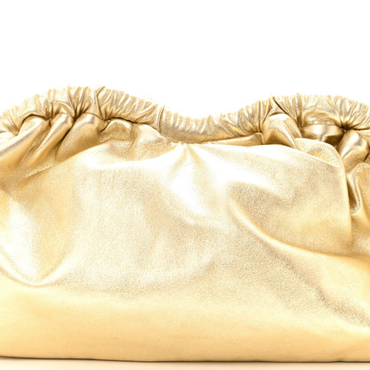 Mansur Gavriel Metallic Lambskin Cloud Clutch Gold 7 of 9