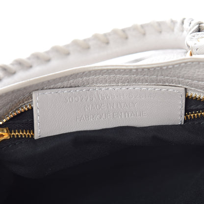 Balenciaga Chevre Gold Metallic Edge Hardware Mini City Gris Clair Gris Perle 7 of 10