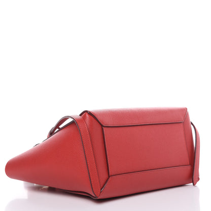 Celine Baby Grained Calfskin Micro Belt Bag Coquelicot 4 of 9