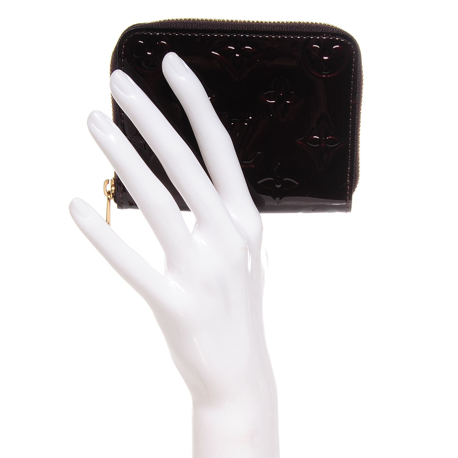 Louis Vuitton Vernis Zippy Coin Purse Amarante 2 of 8