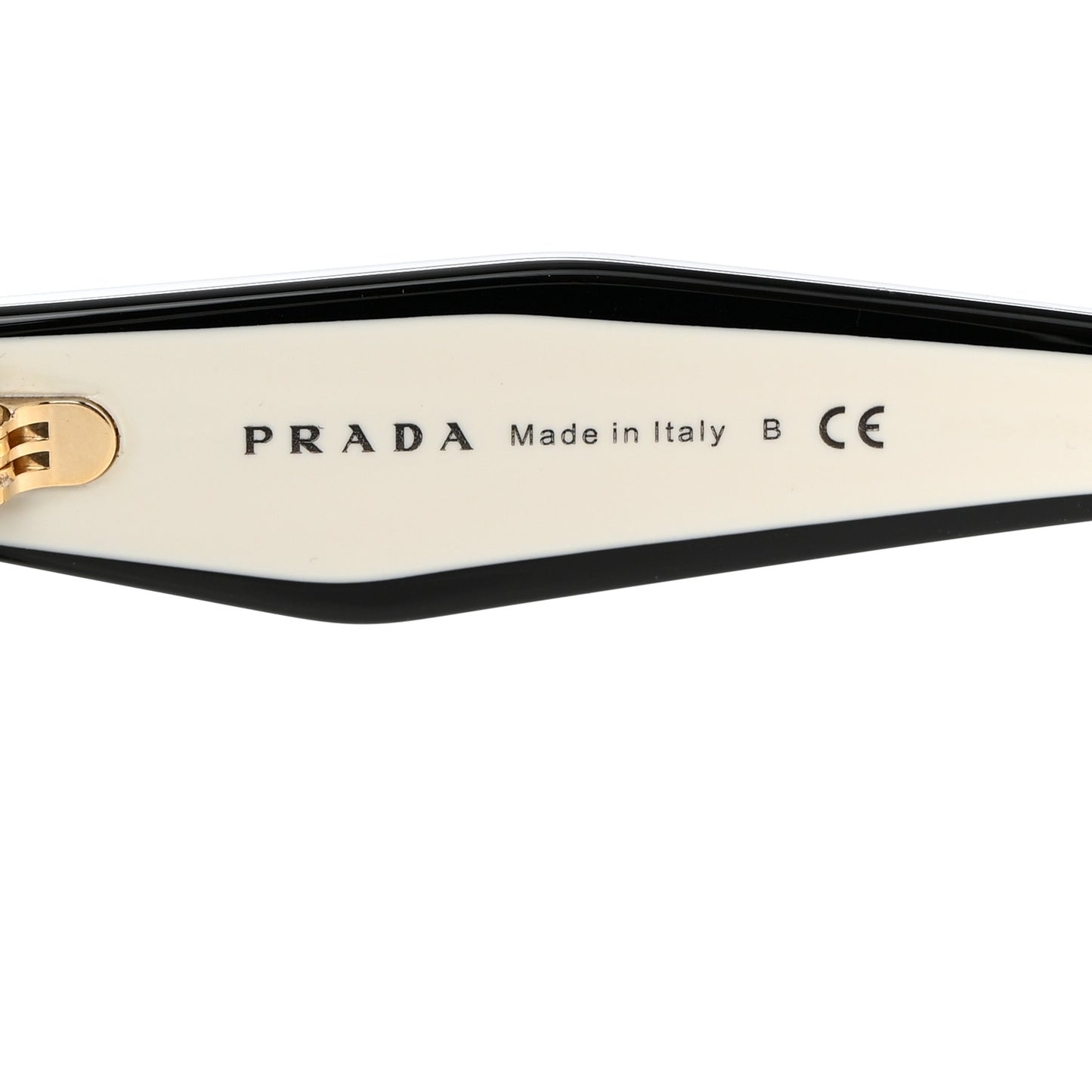Acetate Sunglasses SPR 15W Black White