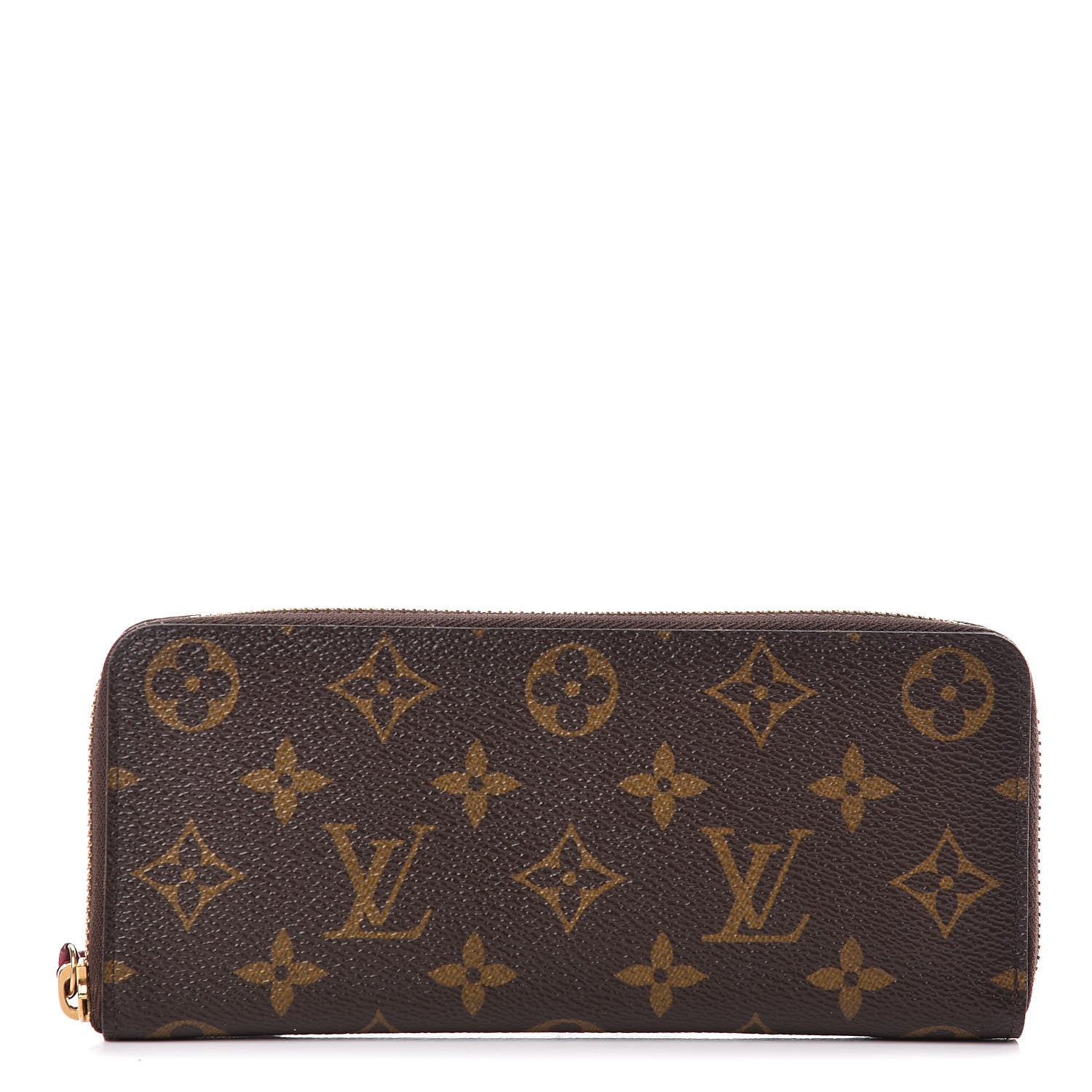 Louis Vuitton Monogram Clemence Wallet Fuchsia 1 of 7