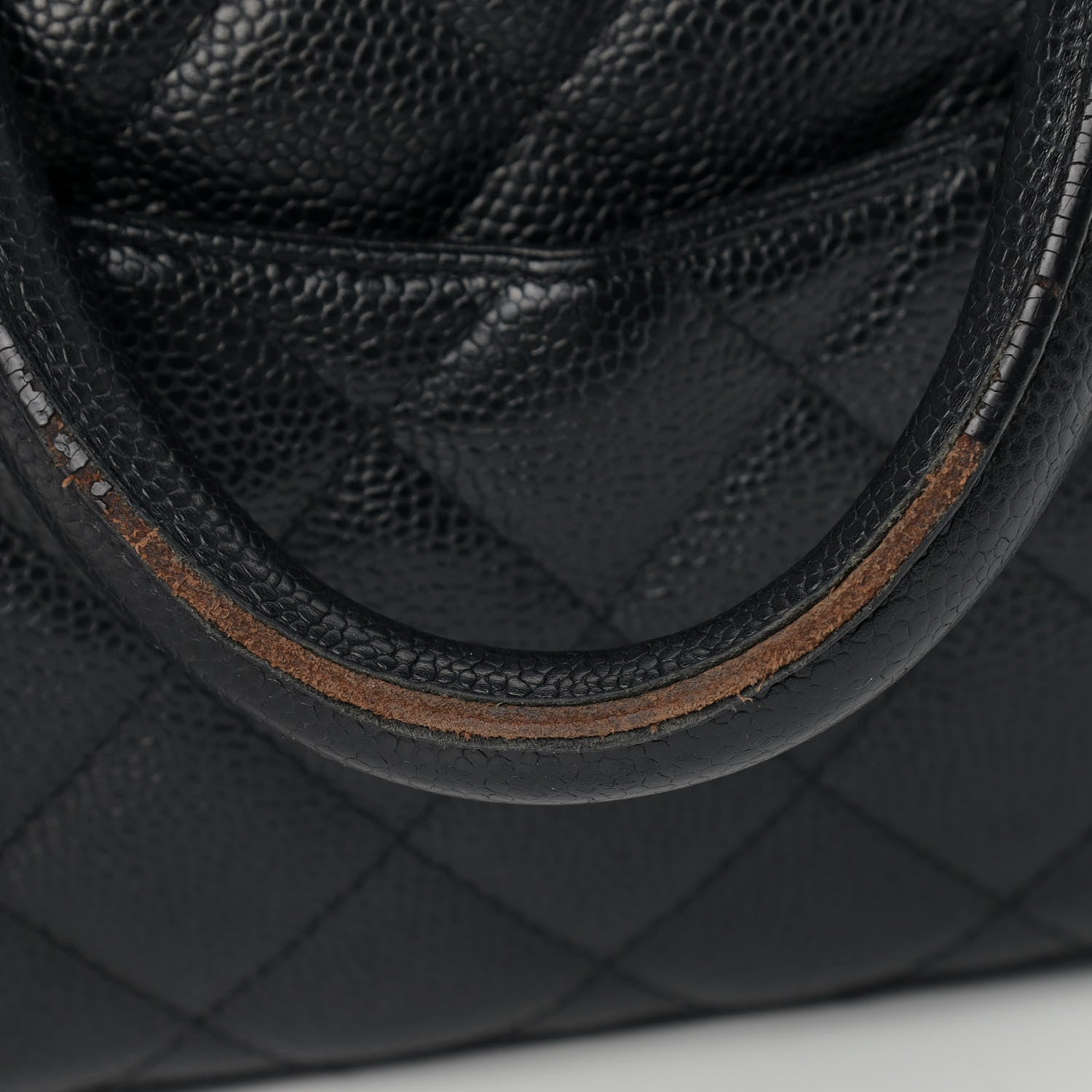 Chanel Caviar Quilted Large Bowler Black 12 of 15