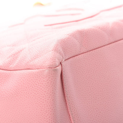 Chanel Caviar Quilted Grand Shopping Tote GST Pink 14 of 14