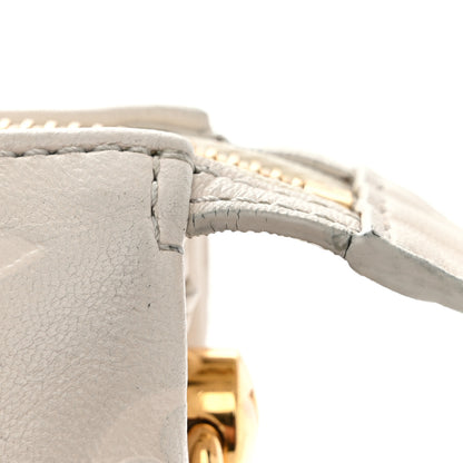 Louis Vuitton Lambskin Embossed Monogram Coussin PM Cream 13 of 13