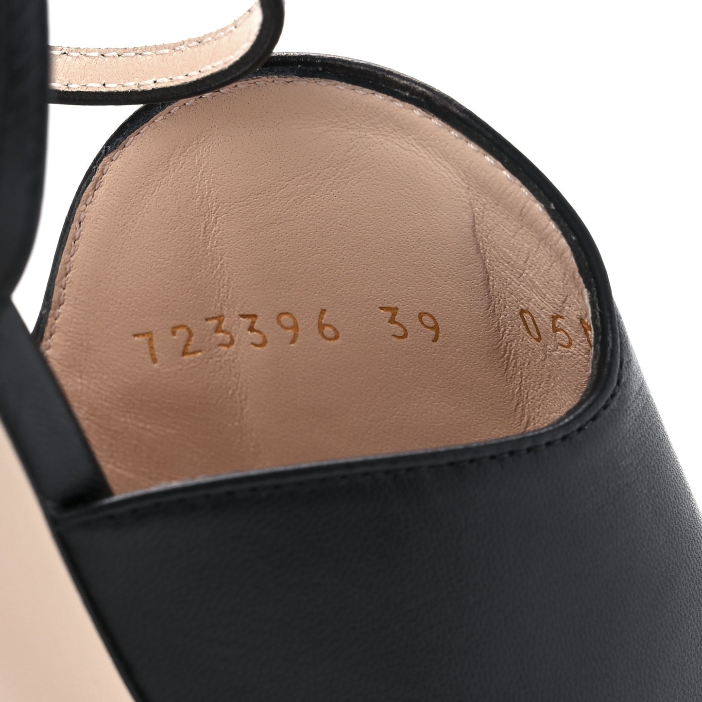 Malaga Kid Blondie 85mm Slingback Sandals 39 Black