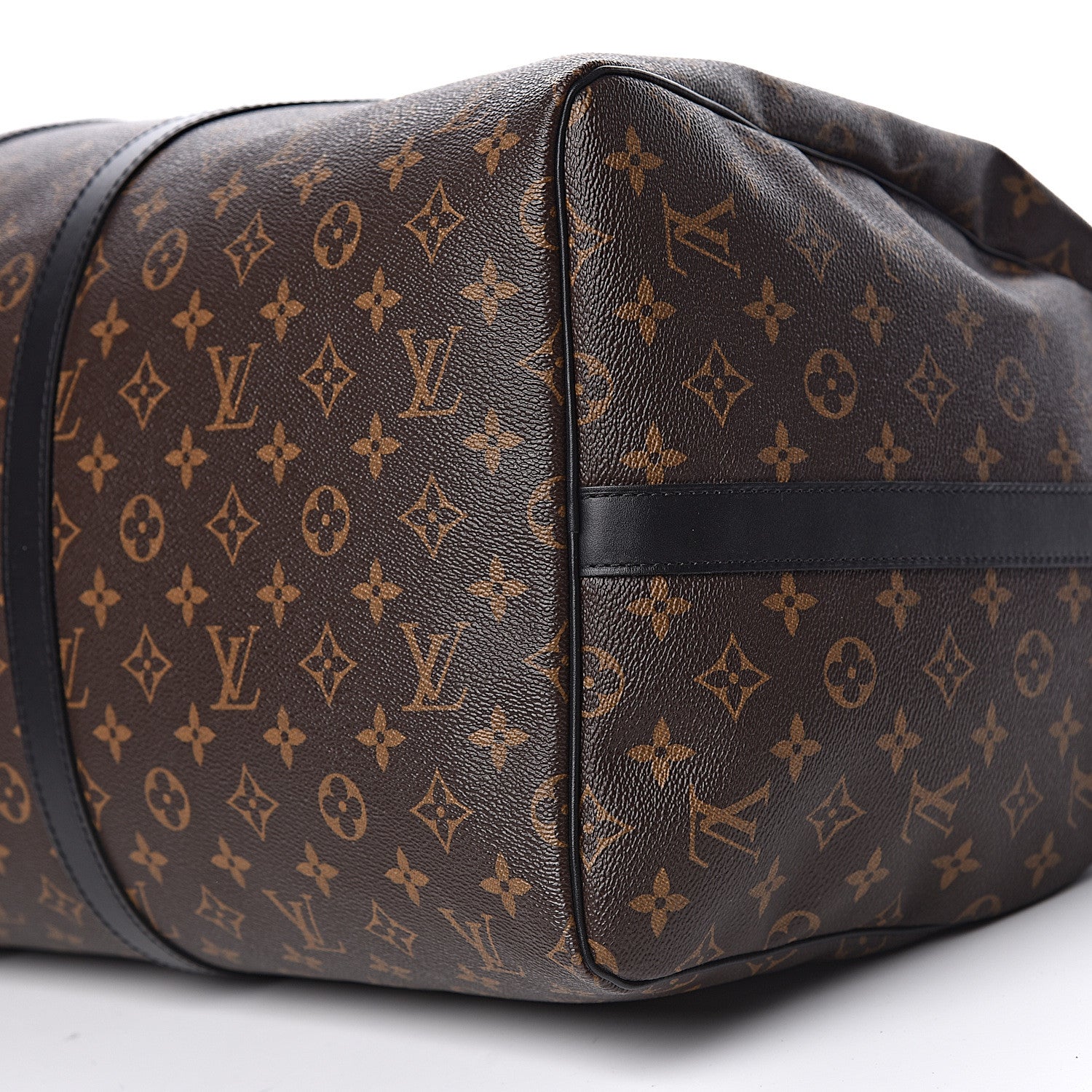 Louis Vuitton Monogram Macassar Keepall Bandouliere 55 12 of 12