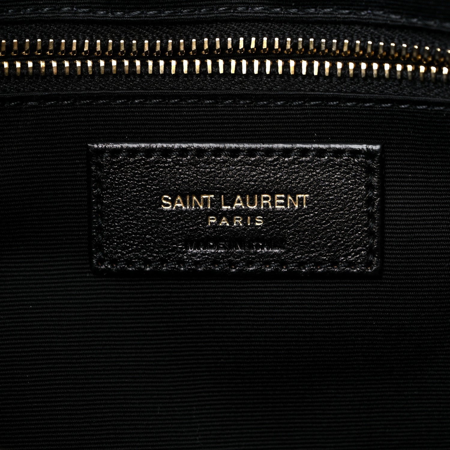 Saint Laurent Calfskin Y Quilted Monogram Large Loulou Chain Satchel Black 7 of 10