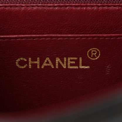 Chanel Lambskin Quilted Flap Shoulder Bag Black 6 of 11