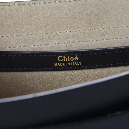 Chloe Suede Braided Small Hudson Shoulder Bag Black 8 of 12