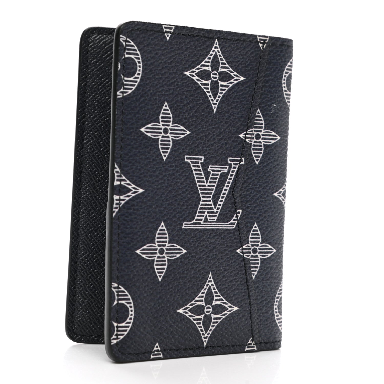 Louis Vuitton Savane Monogram Chapman Rhinoceros Pocket Organizer Encre 3 of 7