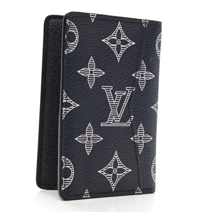 Louis Vuitton Savane Monogram Chapman Rhinoceros Pocket Organizer Encre 3 of 7