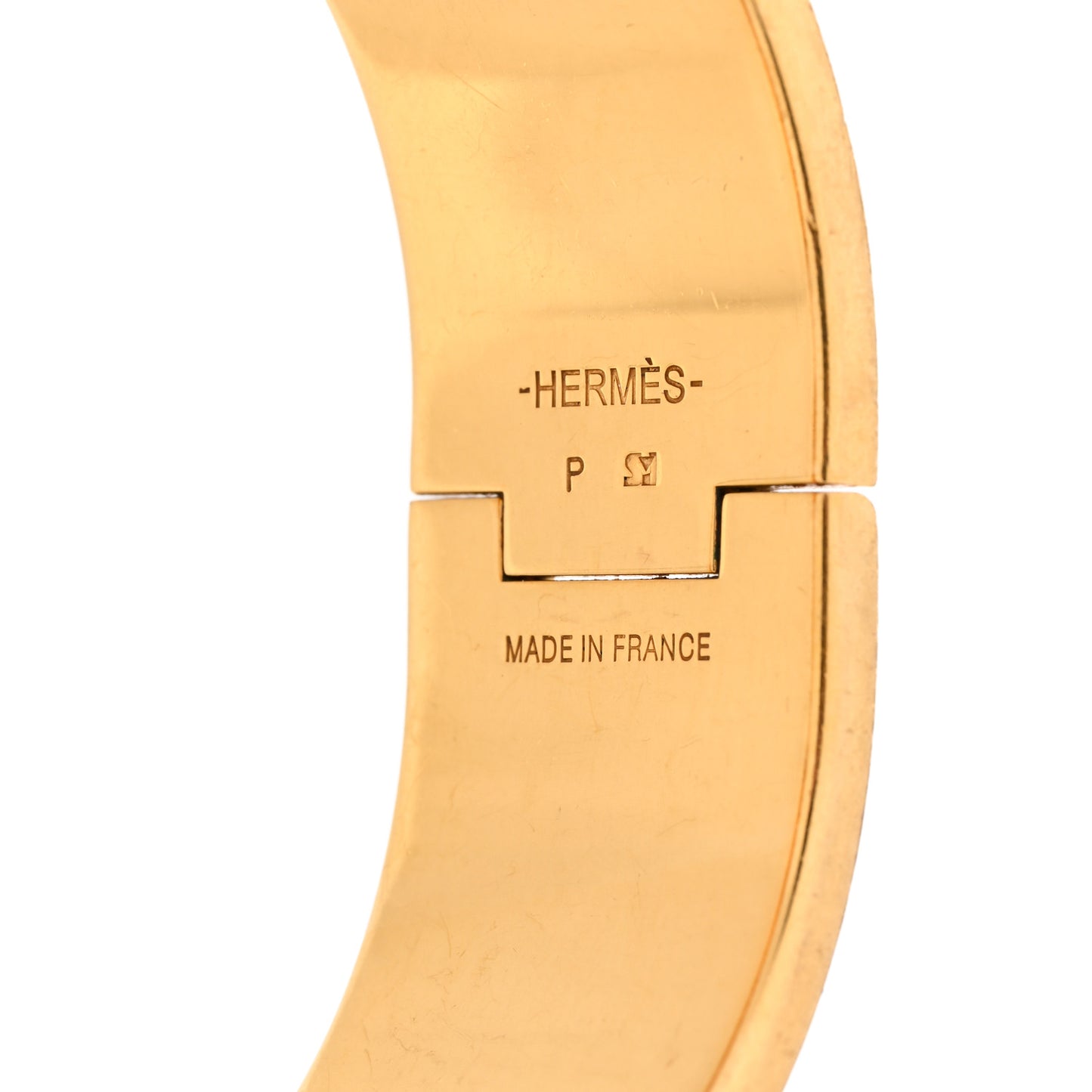 Enamel Wide Clic Clac H Bracelet GM Black