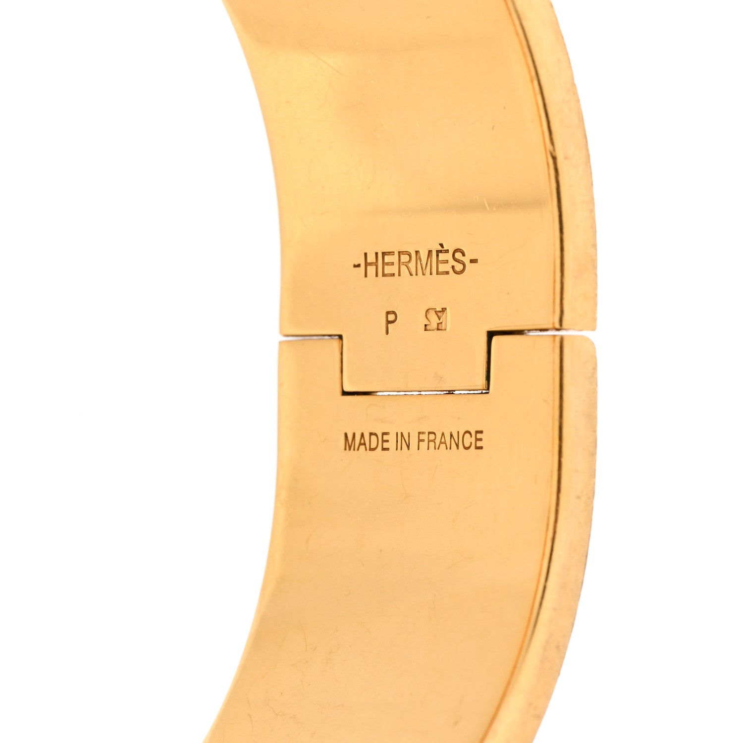 Hermes Enamel Wide Clic Clac H Bracelet GM Black 4 of 4