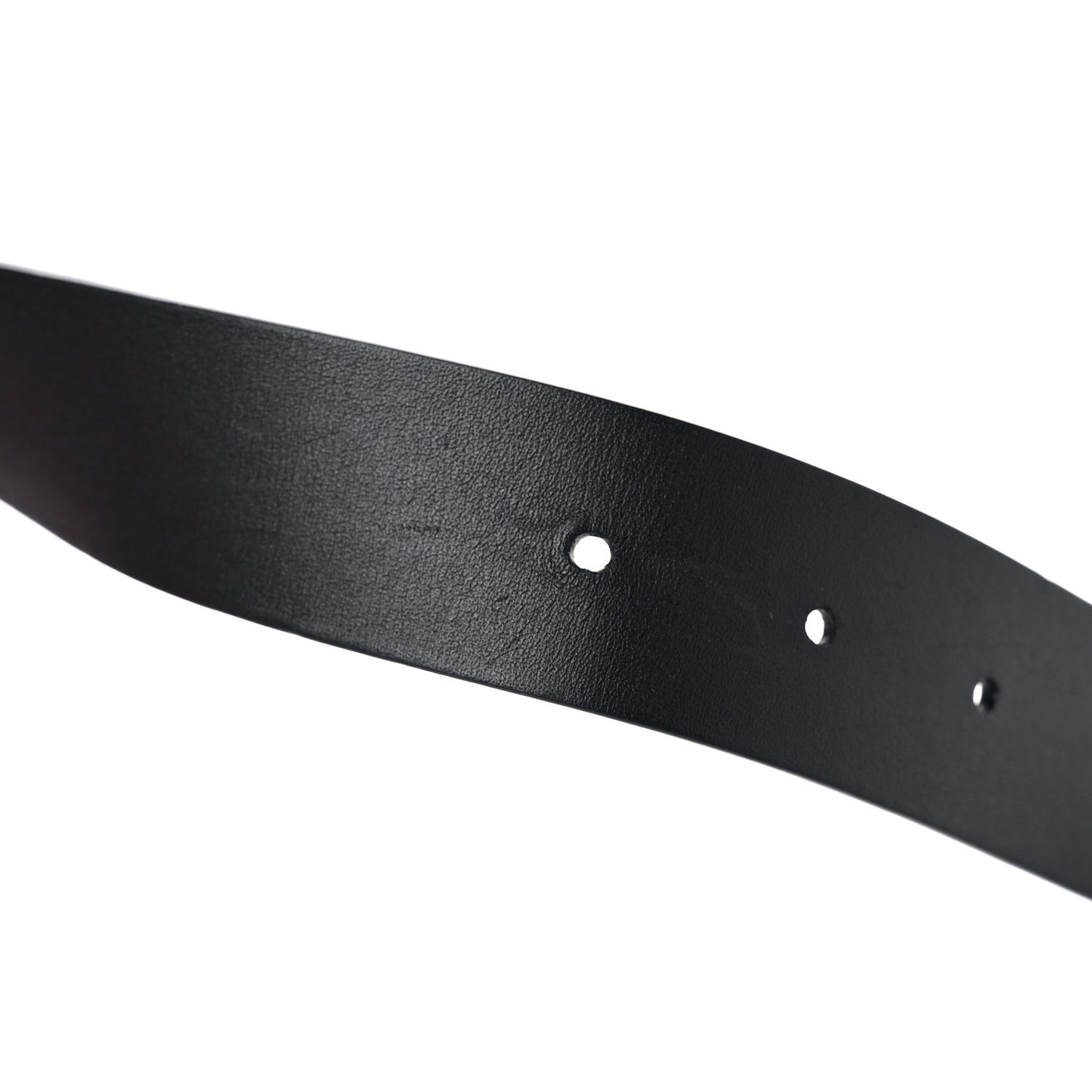 Lambskin Chain Square Buckle Belt 80 32 Black