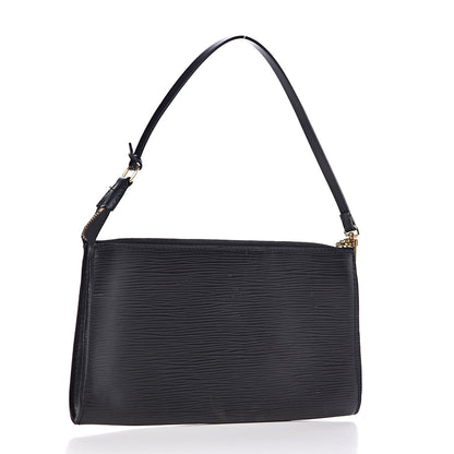 Louis Vuitton Epi Pochette Accessories 24 Black 3 of 7