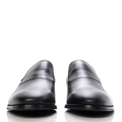 Gucci Calfskin Mens Classic Logo Loafers 9.5 Black 2 of 10