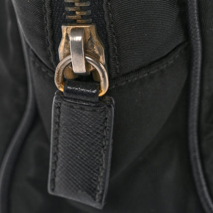 Prada Nylon Saffiano Small Top Handle Bag Black 11 of 14