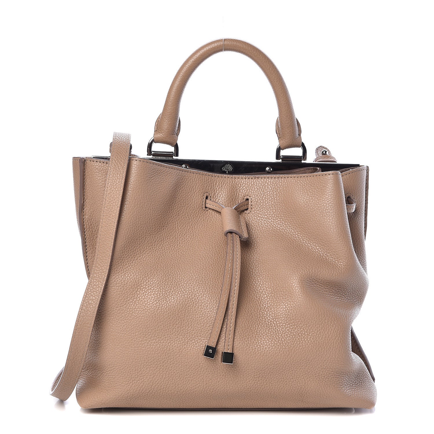 Mulberry Small Classic Grain Small Kensington Mushroom Grey 1 of 9