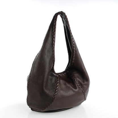 Bottega Veneta Cervo Deerskin Large Hobo Ebano 3 of 8