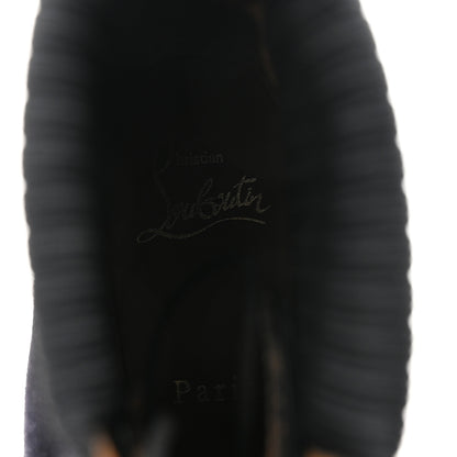Christian Louboutin Crosta Wax Mens Citycroc 20 Lace up Ankle Boots 40.5 Navy 8 of 8