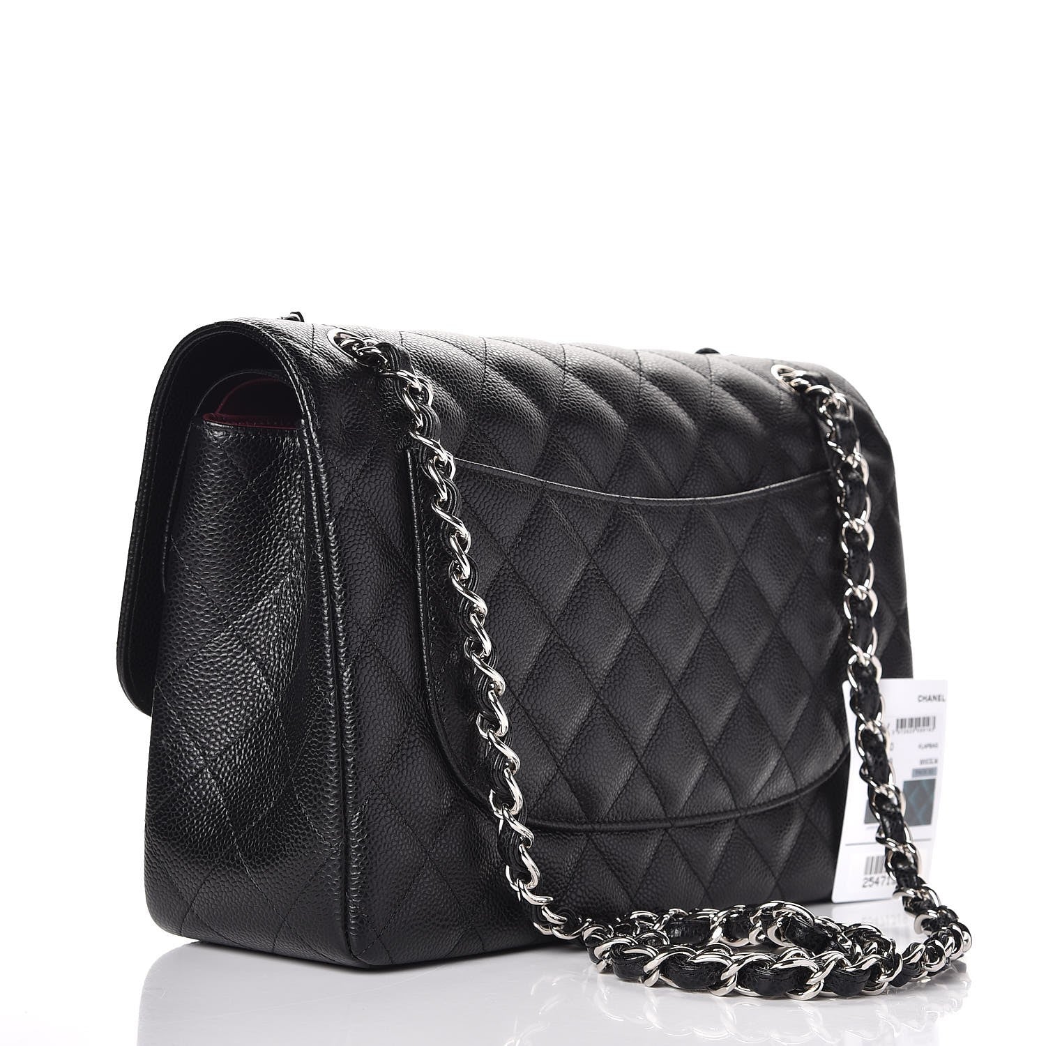 Chanel Caviar Quilted Jumbo Double Flap Black 4 of 9