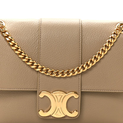 Celine Supple Calfskin Medium Victoire Bag Brown Sepia 7 of 9