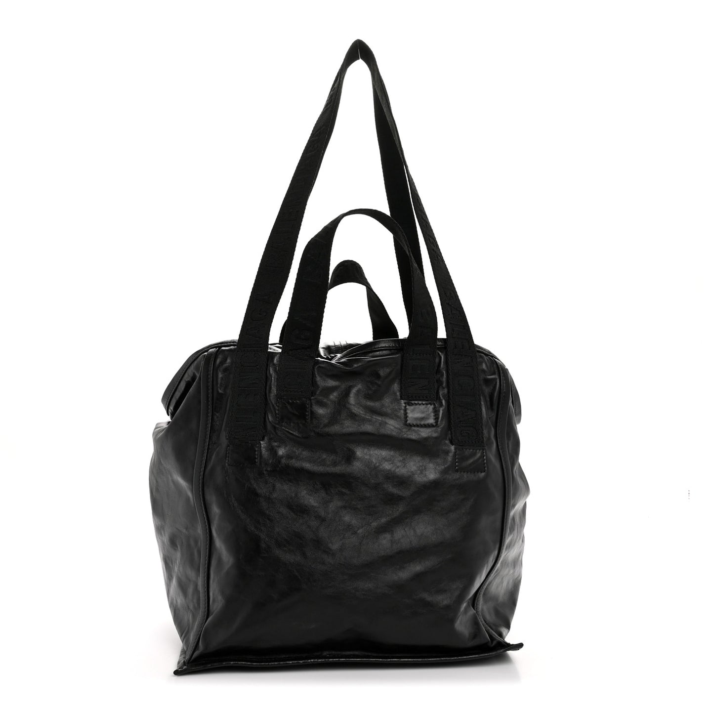 Calfskin Medium Cargo Tote  Black
