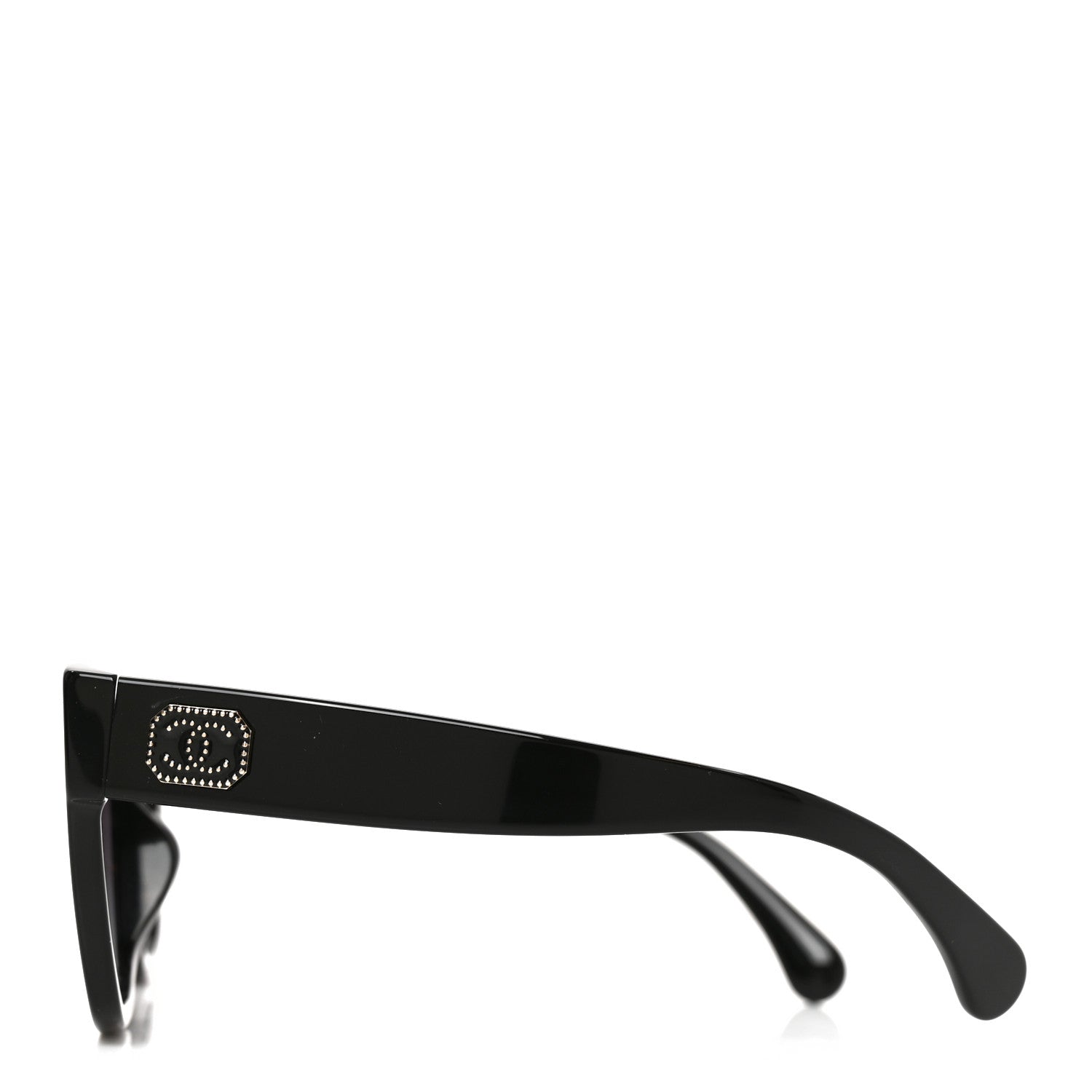 Chanel Acetate Square CC Sunglasses 5478-A Black 3 of 7