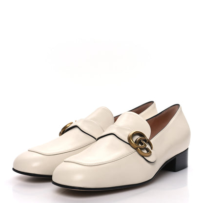 Gucci Malaga Kid Womens GG Marmont Loafers 41 Mystic White 2 of 9