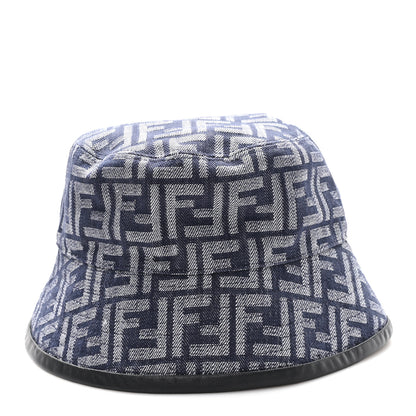 Fendi Denim FF Bucket Hat L Black 5 of 8