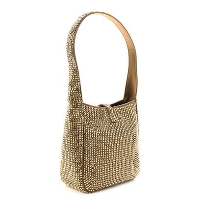 Saint Laurent Satin Crystal Baby Le 5 A 7 Supple Hobo Astres 3 of 9