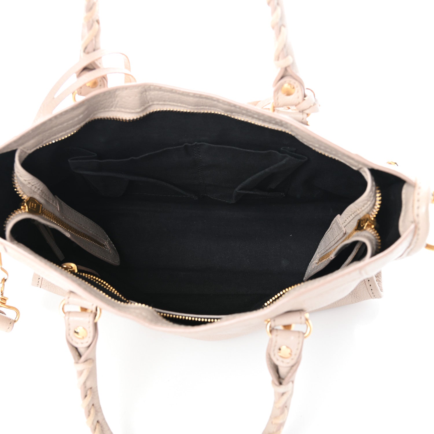 Balenciaga Chevre Gold Metallic Edge Hardware S City Beige Praline 5 of 8