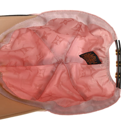 Louis Vuitton Polyester Silk Monogram LV Get Ready Cap M Pink 6 of 12